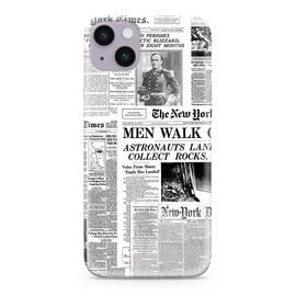 Silikonska futrola ultra tanka (skin) PRINT CLEAR - iPhone 14 Plus (6.7) ND0294 (MS).