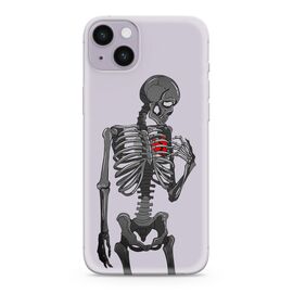 Silikonska futrola ultra tanka (skin) PRINT CLEAR - iPhone 14 Plus (6.7) ND0303 (MS).