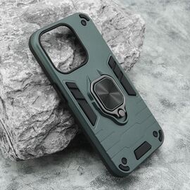 Futrola Square Ring - iPhone 15 Pro (6.1) zelena (MS).