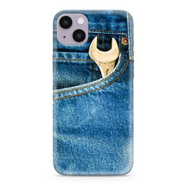Silikonska futrola ultra tanka (skin) PRINT CLEAR - iPhone 14 Plus (6.7) ND0292 (MS).