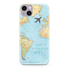 Silikonska futrola ultra tanka (skin) PRINT CLEAR - iPhone 14 Plus (6.7) ND0298 (MS).