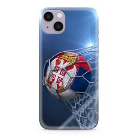 Silikonska futrola ultra tanka (skin) PRINT CLEAR - iPhone 14 Plus (6.7) SRB11 (MS).