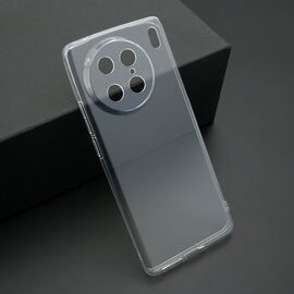 Silikonska futrola ultra tanka (skin) PROTECT - Vivo X90 Pro providna (bela) (MS).