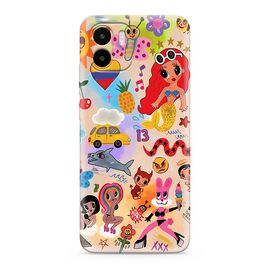 Silikonska futrola ultra tanka (skin) PRINT CLEAR - Xiaomi Redmi A1/Redmi A2 ND0326 (MS).