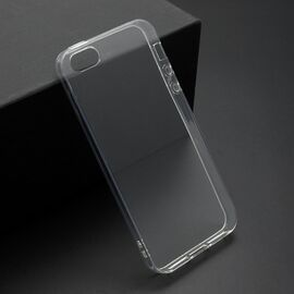 Silikonska futrola ultra tanka (skin) PROTECT - iPhone SE 2018 providna (bela) (MS).