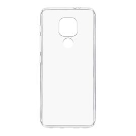 Silikonska futrola ultra tanka (skin) PROTECT - Motorola Moto G9 Play providna (bela) (MS).