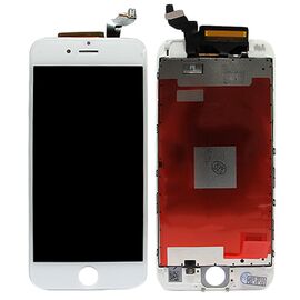 LCD displej (ekran) - Iphone 6S + Touch screen white (beli) high copy (MS).