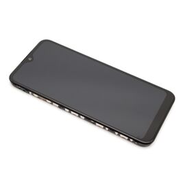 LCD displej (ekran) - Samsung A015 Galaxy A01 (2020) + Touch screen + frame black (crni) Full ORG EU (GH81-18209A) (MS).