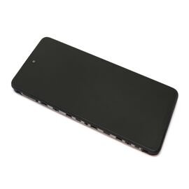 LCD displej (ekran) - Motorola Moto G04 + Touch screen + frame black (crni) ORG (MS).