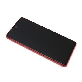 LCD displej (ekran) - Samsung G780F Galaxy S20 FE + Touch screen + frame pink Full ORG EU (MS).