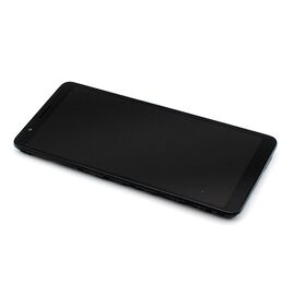 LCD displej (ekran) - Samsung A013 Galaxy A01 Core + Touch screen + frame black (crni) Full ORG EU (GH81-18209A) (MS).
