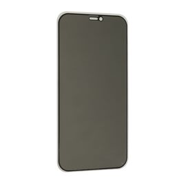 Zastitna folija za ekran GLASS PRIVACY 2.5D full glue - Iphone 12 Pro Max (6.7) crna (MS).