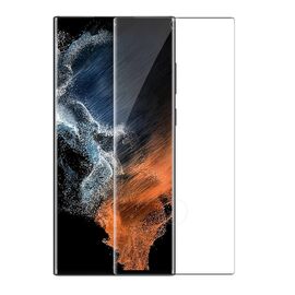 Zastitna folija za ekran GLASS NILLKIN - Samsung Galaxy S22 Ultra 5G 3D CP+ MAX crna (MS).