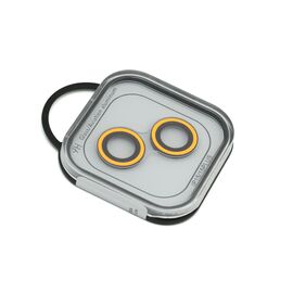Folija - zastitu kamere GLASS LUXO za iPhone 15 (6.1)/15 Plus (6.7) zuta (MS).