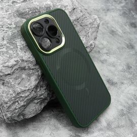 Futrola CARBON MagSafe - iPhone 15 Pro (6.1) zelena (MS).