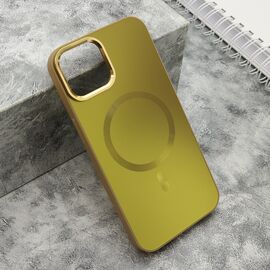 Futrola COLOR METAL MagSafe - iPhone 14 (6.1) zlatna (MS).