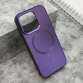 Futrola COLOR METAL MagSafe - iPhone 15 Pro (6.1) ljubicasta (MS).