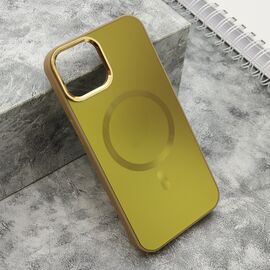 Futrola COLOR METAL MagSafe - iPhone 13 (6.1) zlatna (MS).