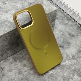 Futrola COLOR METAL MagSafe - iPhone 12 zlatna (MS).