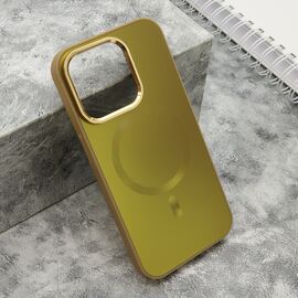 Futrola COLOR METAL MagSafe - iPhone 15 Pro (6.1) zlatna (MS).
