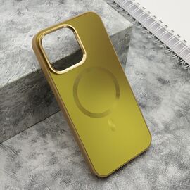 Futrola COLOR METAL MagSafe - iPhone 15 Pro Max (6.7) zlatna (MS).