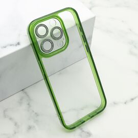 Futrola DIAMOND LENS - iPhone 15 Pro (6.1) zelena (MS).