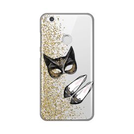 Silikonska futrola PRINT Skin - Huawei Honor 8 Lite/P8 Lite (2017)/P9 Lite (2017) Cat Fashion.