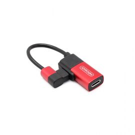 Adapter Joyroom - slusalice i punjenje iPhone lightning crveni.