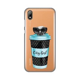 Silikonska futrola PRINT Skin - Huawei Y5 (2019)/Honor 8S 2019/2020 City Coffee.