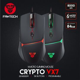 Mis Gaming Fantech VX7 crni.