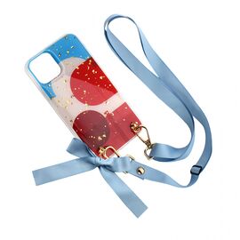 Futrola Fashion Strap Glitter - iPhone 11 Pro plava.