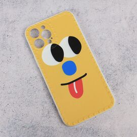 Futrola Smile face - iPhone 12 Pro Max 6.7 zuta.