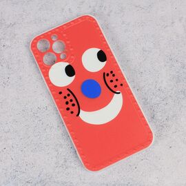 Futrola Smile face - iPhone 12 Pro 6.1 crvena.