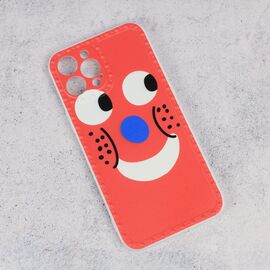 Futrola Smile face - iPhone 12 Pro Max 6.7 crvena.