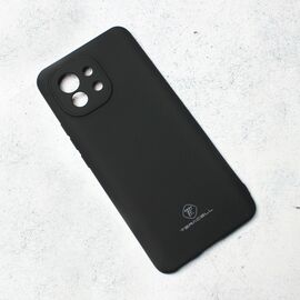 Silikonska futrola Teracell Giulietta - Xiaomi Mi 11 mat crna.