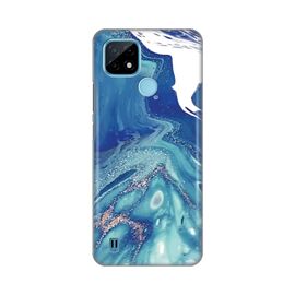 Silikonska futrola PRINT - Realme C21 Blue Marble.