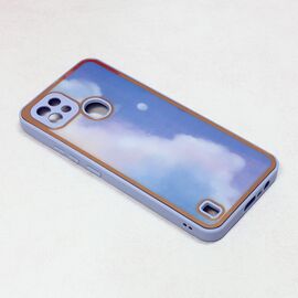Futrola Candy Marble - Realme C21 lila.