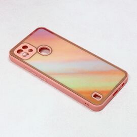 Futrola Candy Marble - Realme C21 roze.