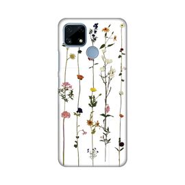 Silikonska futrola PRINT Skin - Realme C25 Flower.