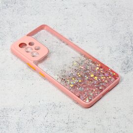 Futrola Frame Glitter - Samsung A536 Galaxy A53 5G roze.