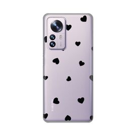 Silikonska futrola PRINT Skin - Xiaomi 12 Pro Hearts.