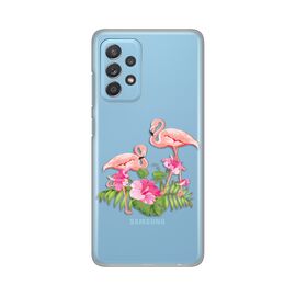 Silikonska futrola PRINT Skin - Samsung A536 Galaxy A53 5G Flamingo.