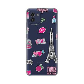 Silikonska futrola PRINT Skin - Samsung A035 Galaxy A03 Love Paris.