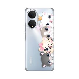 Silikonska futrola PRINT Skin - Huawei Honor X7 Cats.