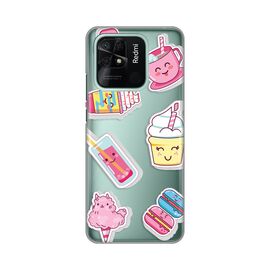 Silikonska futrola PRINT Skin - Xiaomi Redmi 10C Ice cream.