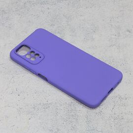 Silikonska futrola Teracell Giulietta - Xiaomi Redmi Note 11/Redmi Note 11s mat ljubicasta.