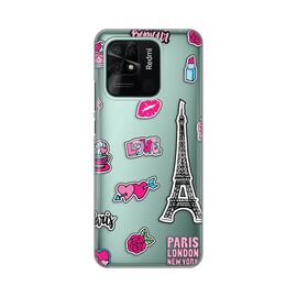 Silikonska futrola PRINT Skin - Xiaomi Redmi 10C Love Paris.