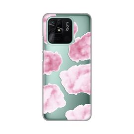 Silikonska futrola PRINT Skin - Xiaomi Redmi 10C Pink Clouds.