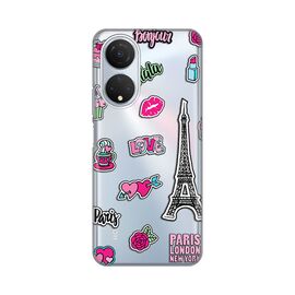 Silikonska futrola PRINT Skin - Huawei Honor X7 Love Paris.