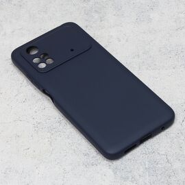 Silikonska futrola Teracell Giulietta - Xiaomi Poco M4 Pro 4G mat tamno plava.